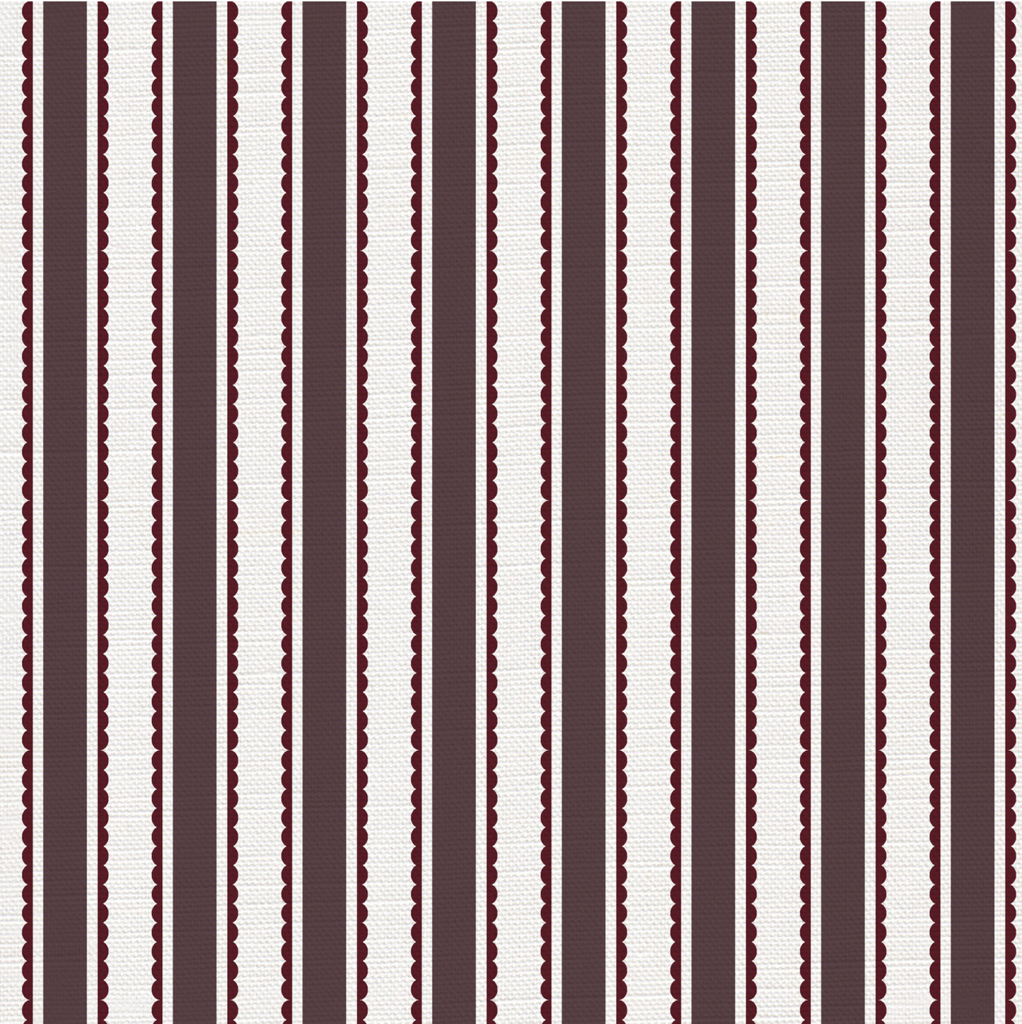 Eco Scallop Stripe Fabric - sold by the meter