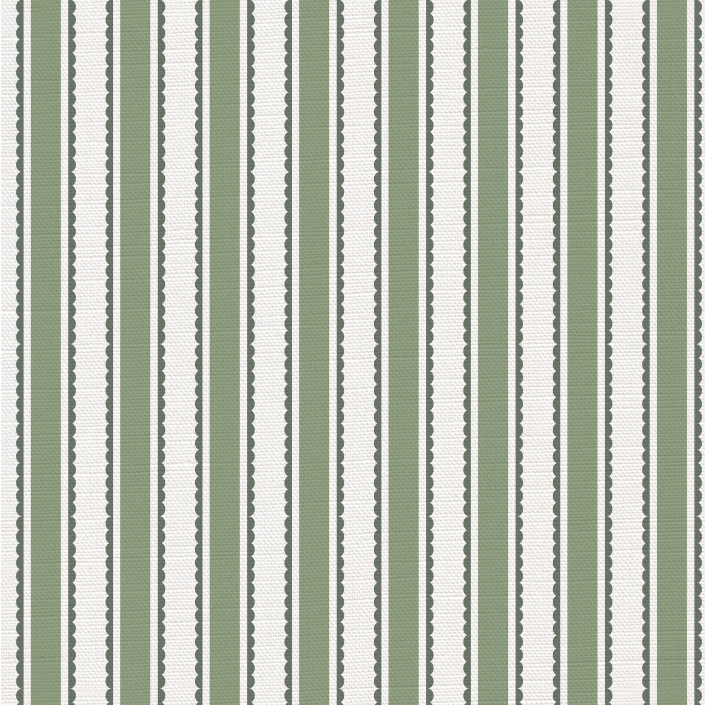 Eco Scallop Stripe Fabric - sold by the meter